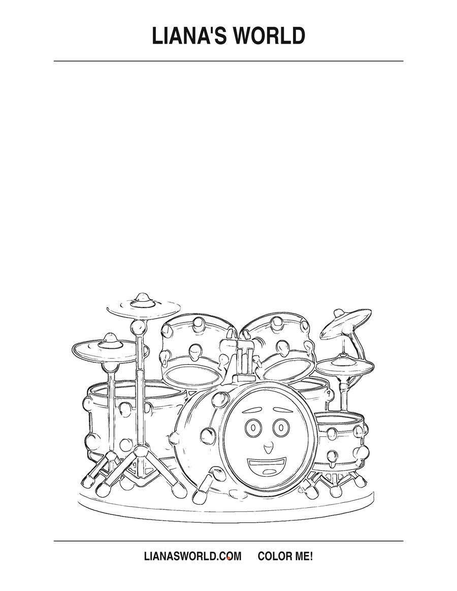 Tom Tom coloring page